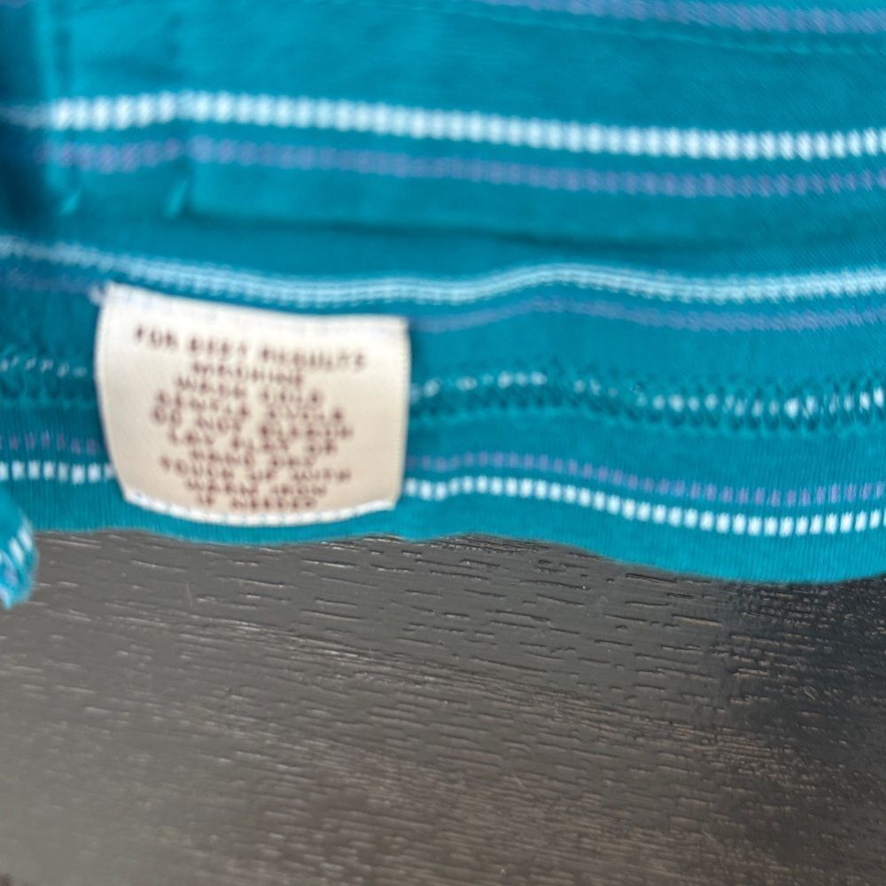 Peter Millar Blue Striped Polo Shirt - Picture 4 of 6